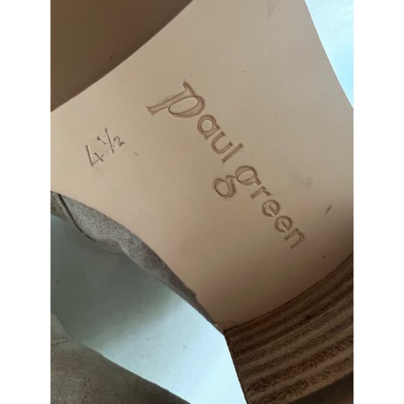 Paul Green Vienna Chelsea beige suede Boots size US 7 - Picture 7 of 10